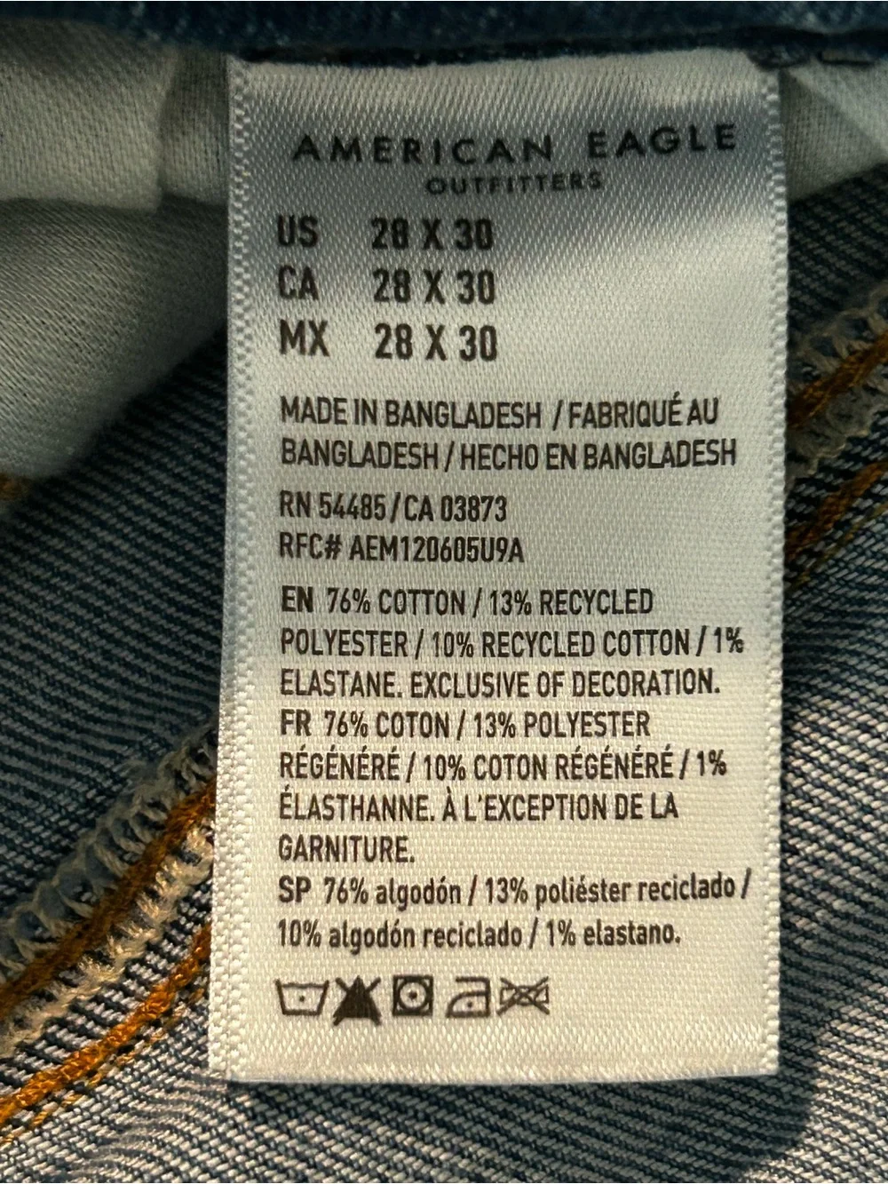 American Eagle Outfitters Light Blue Straight Men’s Jeans Size 28 x 30